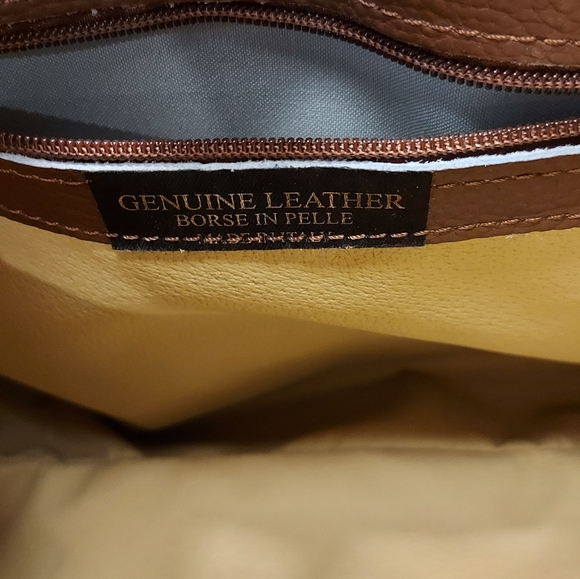 🤎 BORSE IN PELLE LOCK AND KEY SATCHEL - Picture 5 of 7